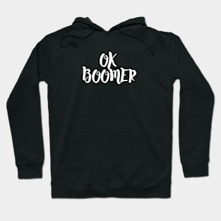 Ok Boomer Script Hoodie